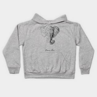 Elephant: Inspired T-shirt Design referencing Damien Rice's Song Kids Hoodie